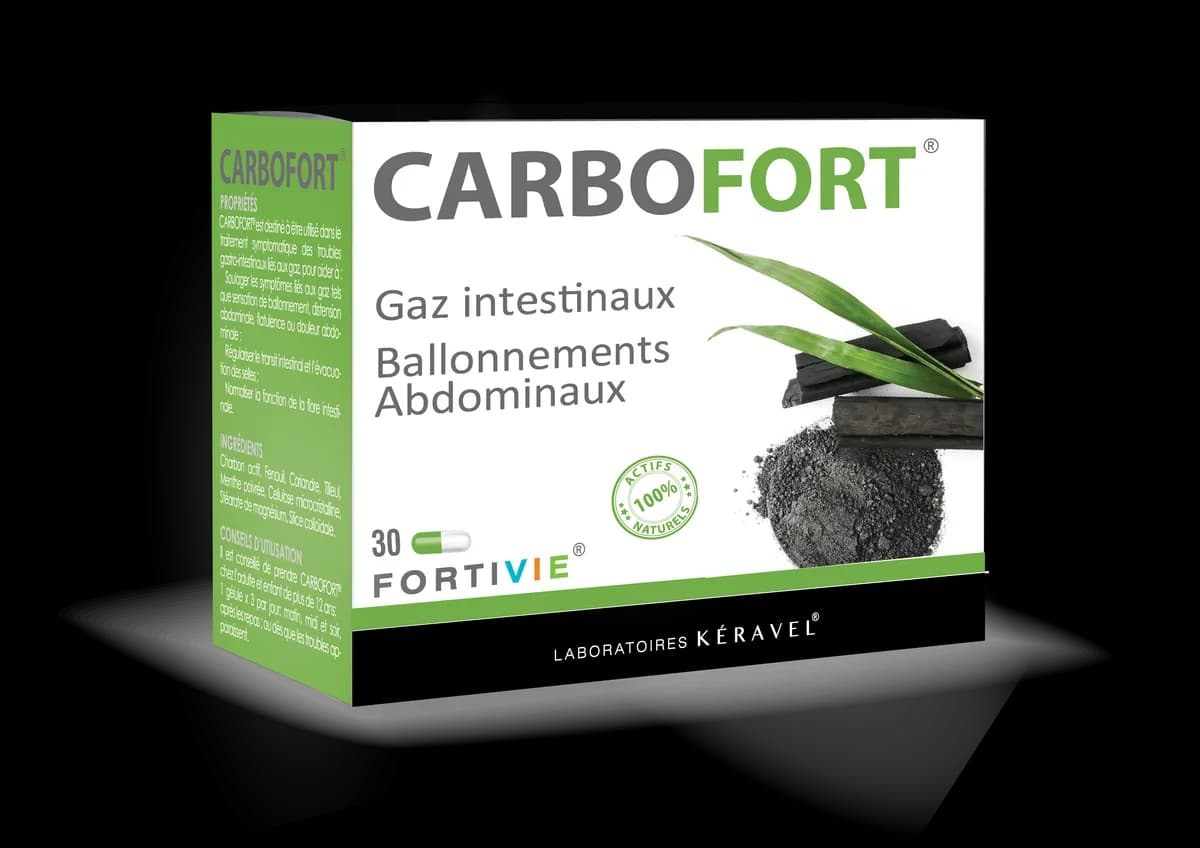 Keravel Carbofort 30 Gelules
