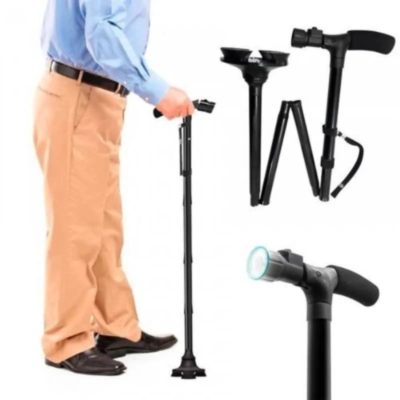Canne De Marche TRUSTY CANE Pliable Avec Lumière LED