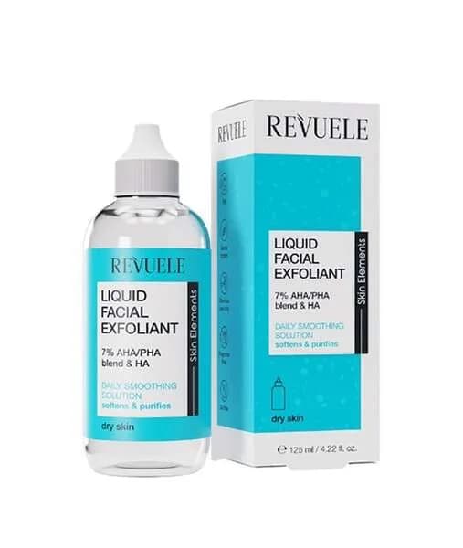 Revuele Liquid Facial Exfoliant 7% Aha/pha Blend + Ha Peaux Sèches 125 ml