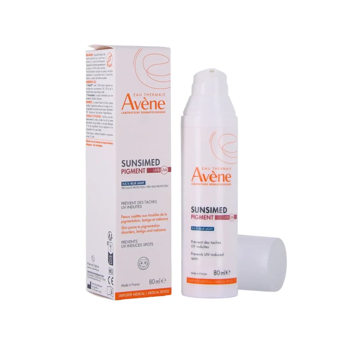 Avene Sunsimed Pigment Uvb/uva Lumiere Bleue 80 ml