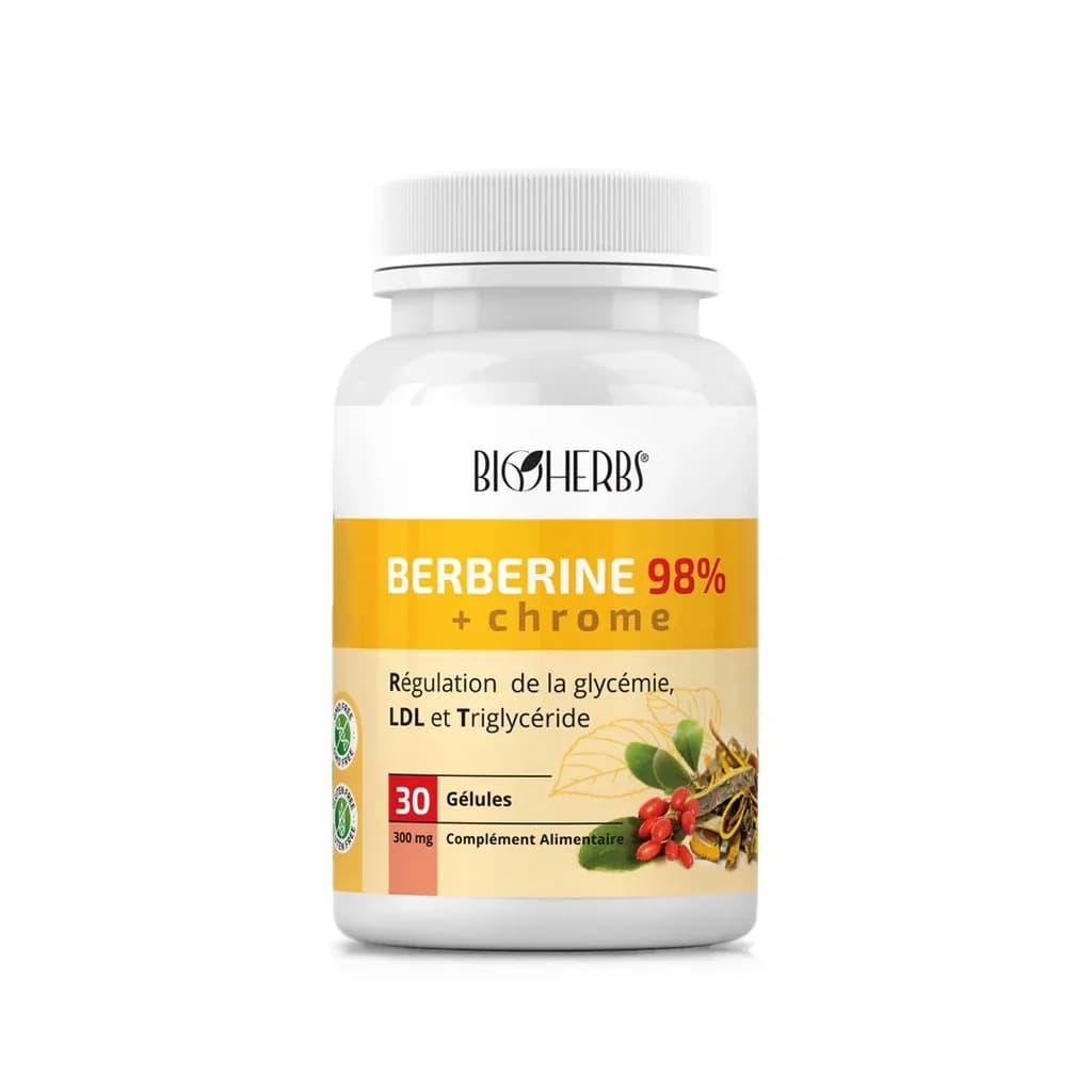 Bioherbs Berberine 98% + Chrome Bt/30