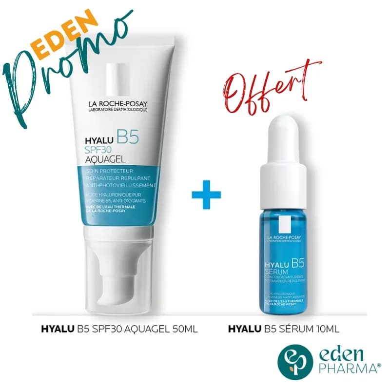 La Roche Posay Hyalu B5 Aquagel 50 ml + Hyalu B5 Serum 10 ml Offert