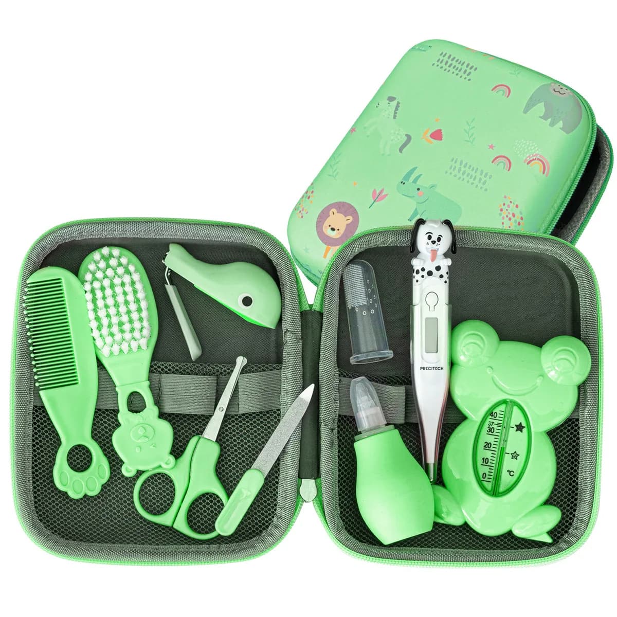 HORIZANE TROUSSE BEBE DE SOINS 9 ARTICLES VERT