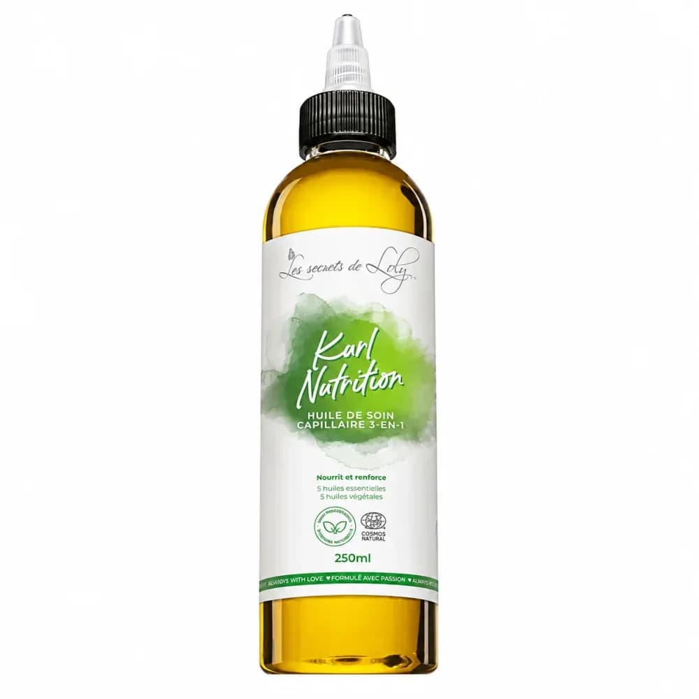 LES SECRETS DE LOLY KURL NUTRITION - HUILE DE SOIN CAPILLAIRE 250ML