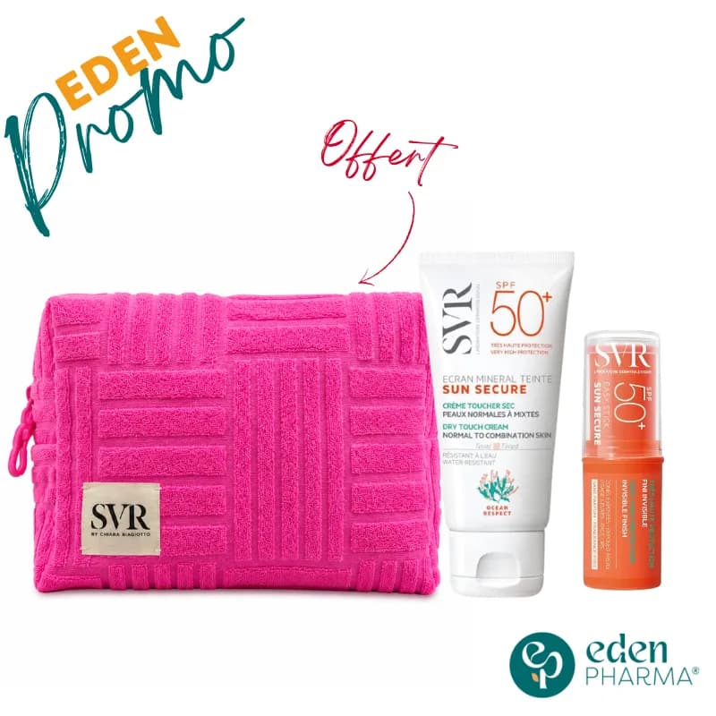 SVR Trousse Sun Secure Mineral Peau Grasse ou Seche SPF50 50 ml + SVR Sun Secure Stick SPF50 10 g