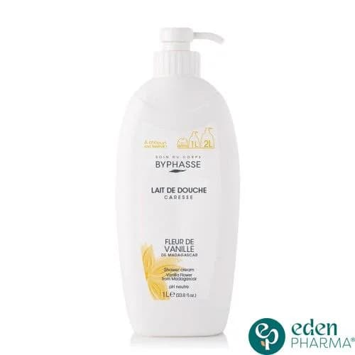 Byphasse Caresse Lait de Douche Fleur de Vanille 1 l