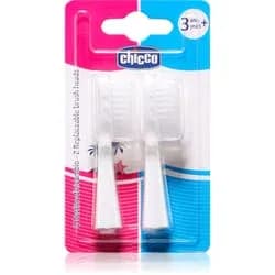 CHICCO TÊTES DE RECHANGE POUR BROSSE À DENTS ÉLECTRIQUE 3Y+