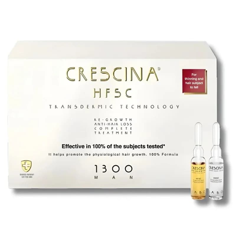 Crescina Ttt Complet Anti Chute+repousse 1300 Homme 10+10 Ampoules