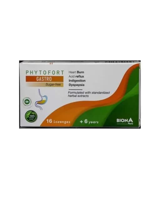 BIONA PHYTOFORT GASTRO SANS SUCRE 16 PASTILLES