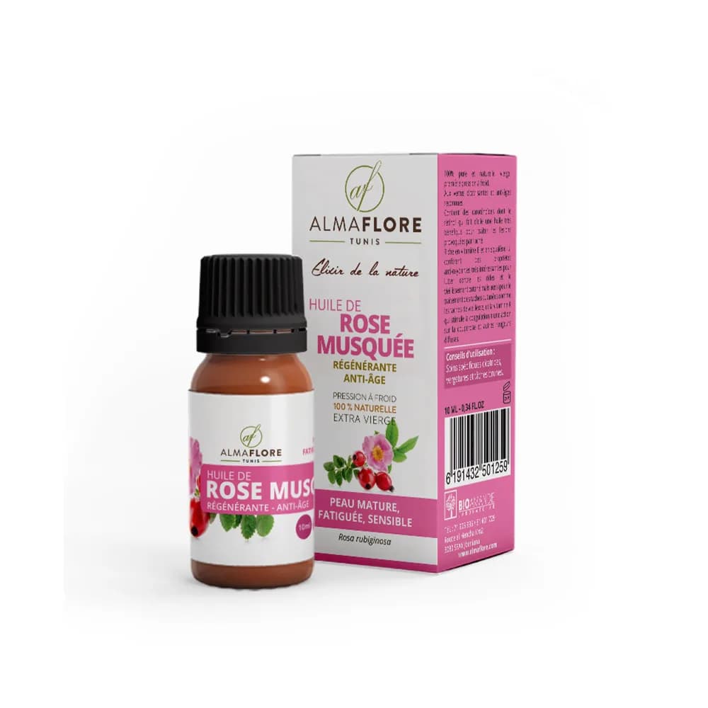 Almaflore Huile de Rose Musquee Bio 10 ml