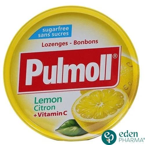 Pulmoll Citron et Vitamine C sans Sucres 45 g