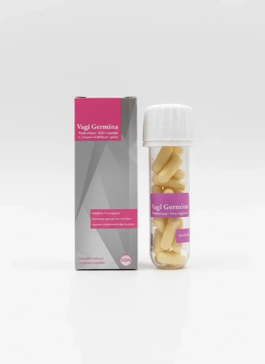 XEN VAGI GERMINA Probiotique Lactobacillus Crispatus 1 Milliard UFC BOITE 14 GELULES