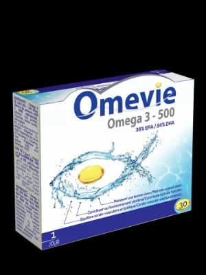 Vital Omevie Omega 3 500 30 Capsules