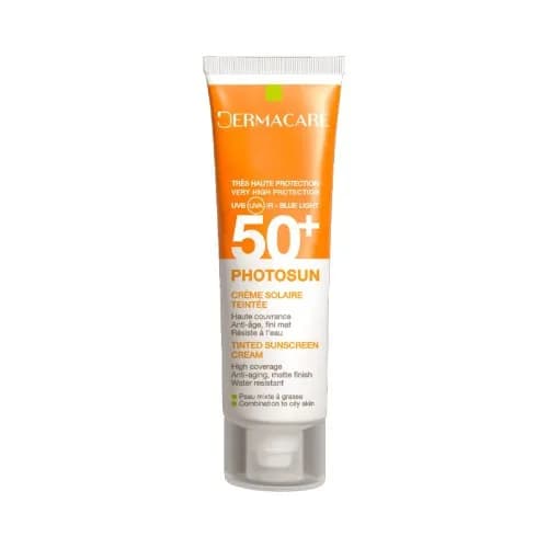 Dermacare Photosun 01 Creme Solaire Teinte Peaux Mixtes a Grasses SPF 50+ 50 ml