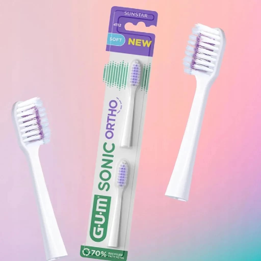 Gum Brosse à Dents Recharge Sonic Ortho 4112