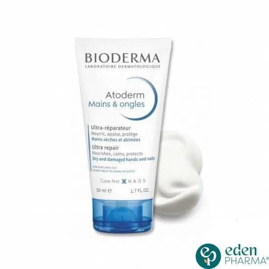 Bioderma Atoderm Creme Mains & Ongles Ultra Nourissante, 50 ml