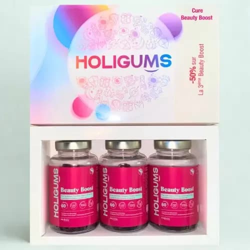 Holigums Beauty Boost 2 Boites X 60 Gummies 2 Achetés + 3éme à -50%