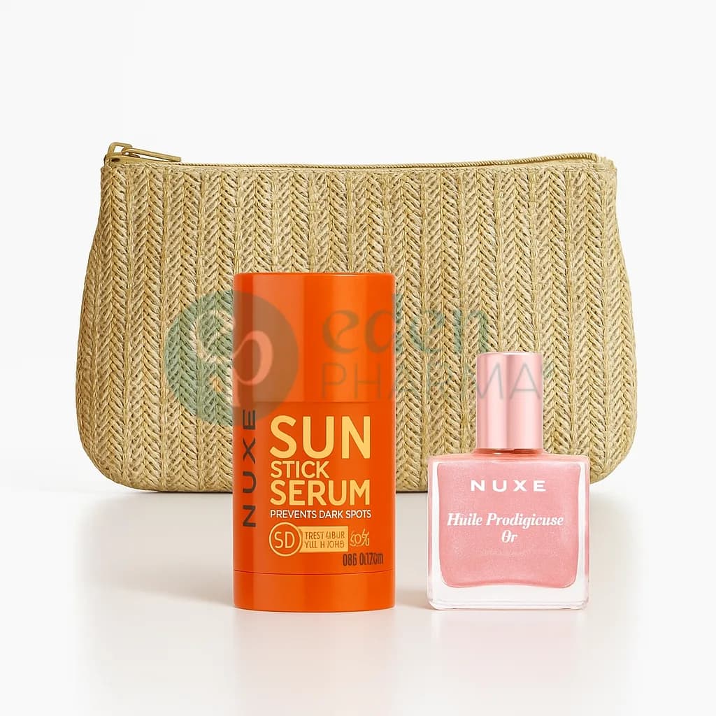 Nuxe Trousse Sun Sérum-En-Stick Solaire SPF50+ 25 g + Huile Florale Or 10 ml