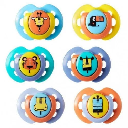 Tommee Tippee 2 Sucettes Fun Style 0-6m