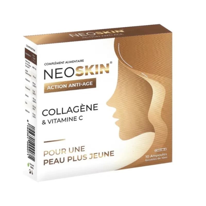 Neoskin Collagène + Vitamine C Anti Âge 10 Shoots