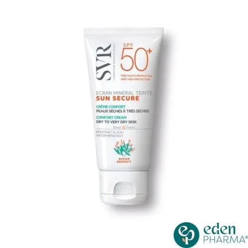 SVR Sun Secure Ecran Mineral Teinte Peaux Seches a Tres Seches SPF50+ 50 ml