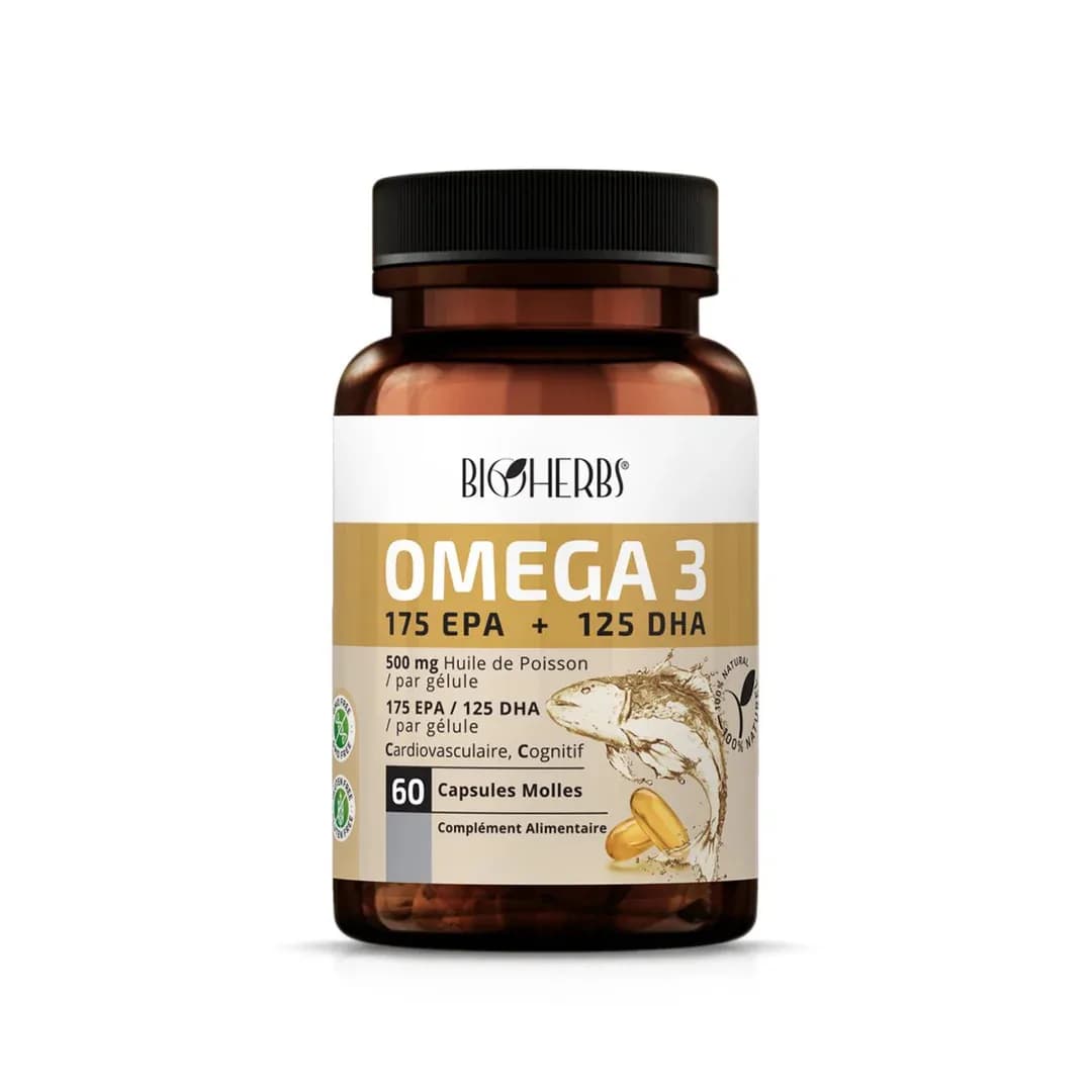 Bioherbs Oméga 3 Boite de 60 Gelules