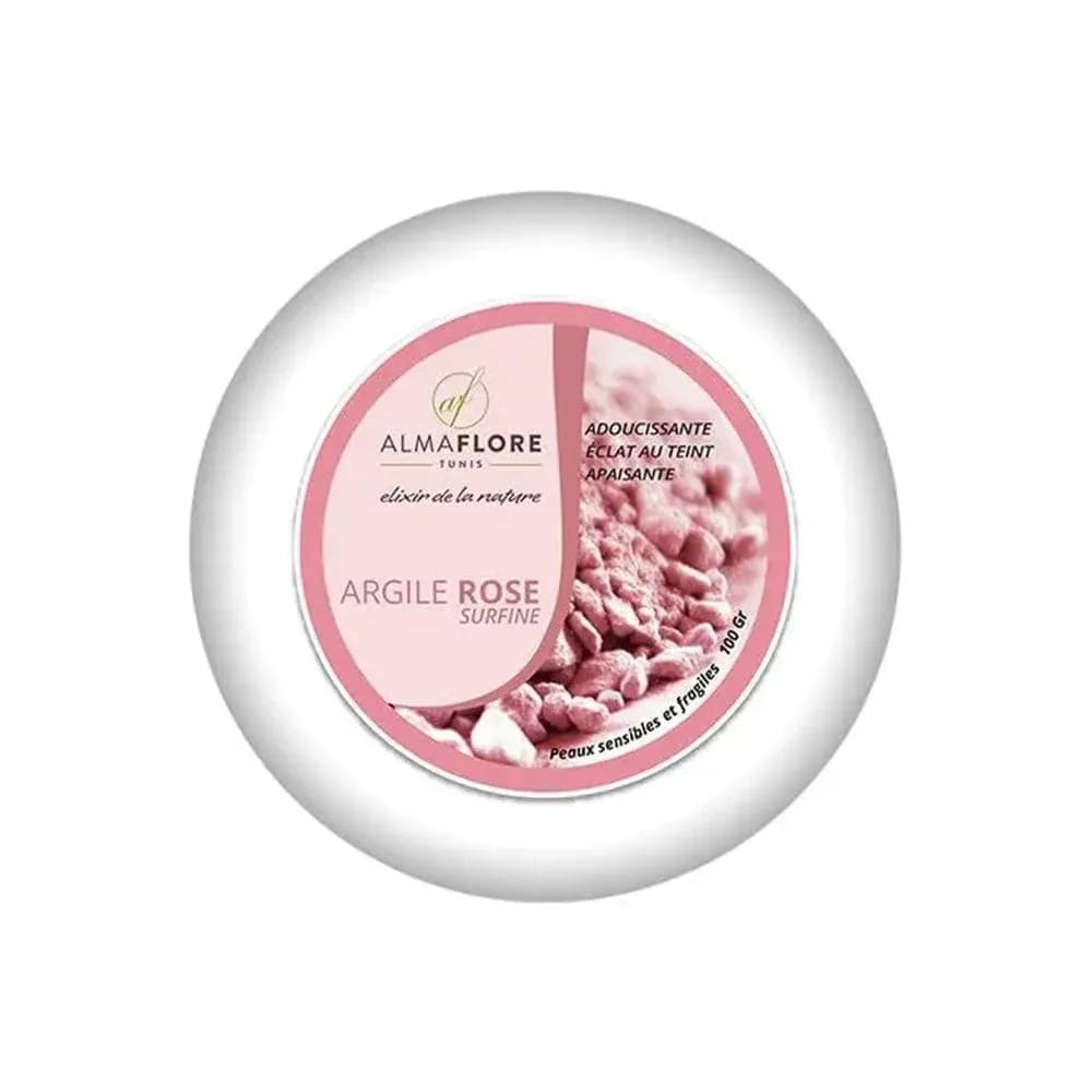 Almaflore Argile Rose 100 gr Peau Sensible