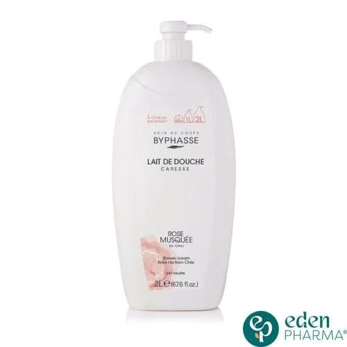 Byphasse Caresse Lait de Douche Rose Musquee 2 l