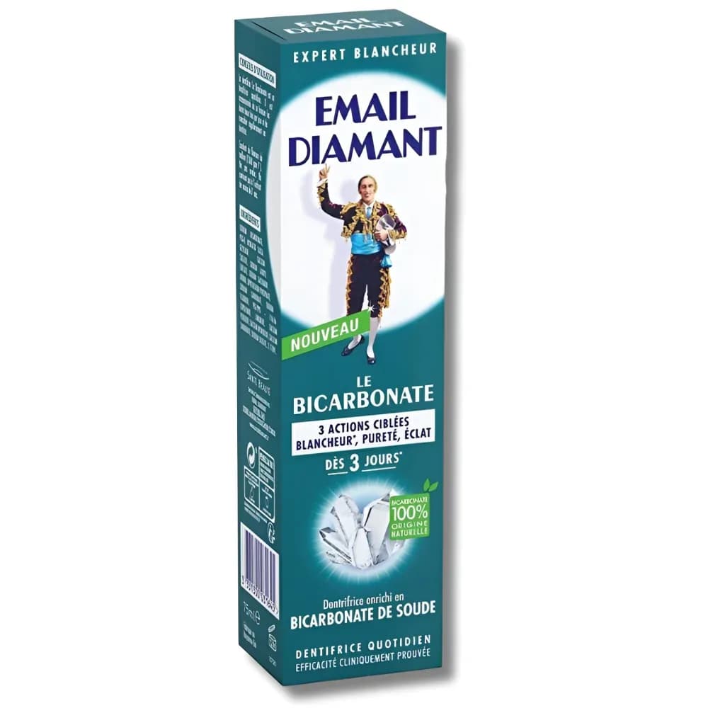 Email Diamant Dentifrice Bicarbonate 75 ml