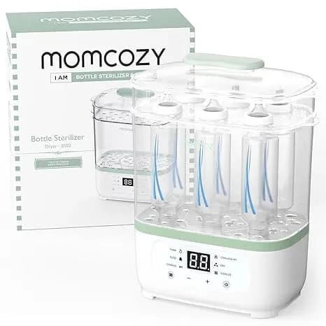 Momcozy Stérilisateur & Sécheur de Biberons 8-En-1