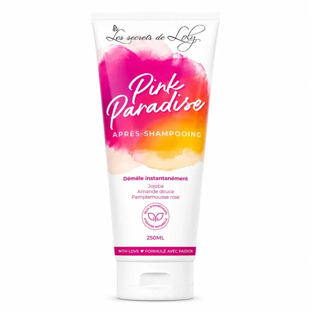 LES SECRETS DE LOLY PINK PARADISE APRES SHAMPOOING ULTRA DEMELANT 250ML