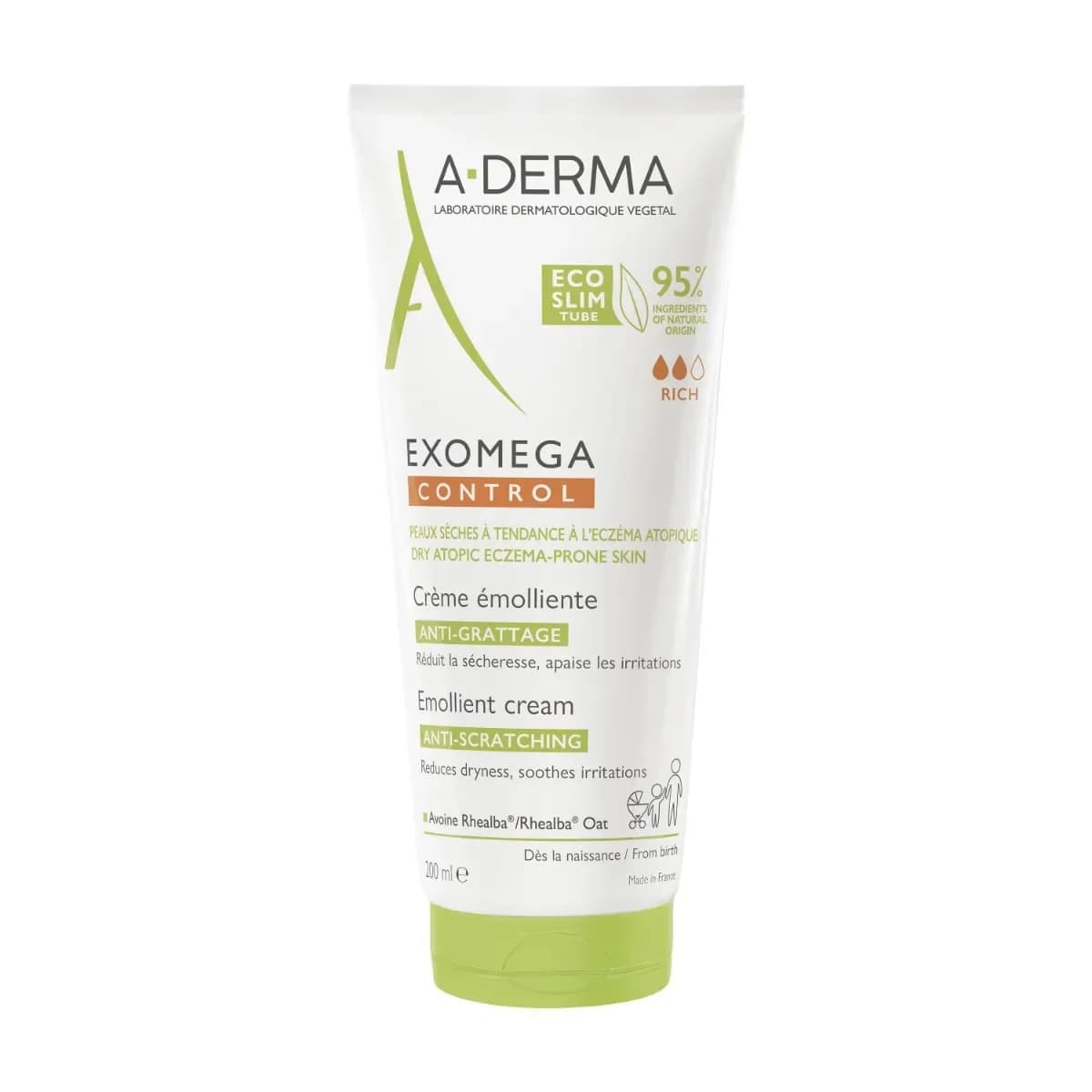 A-Derma Exomega Control Creme Emolliente 200 ml