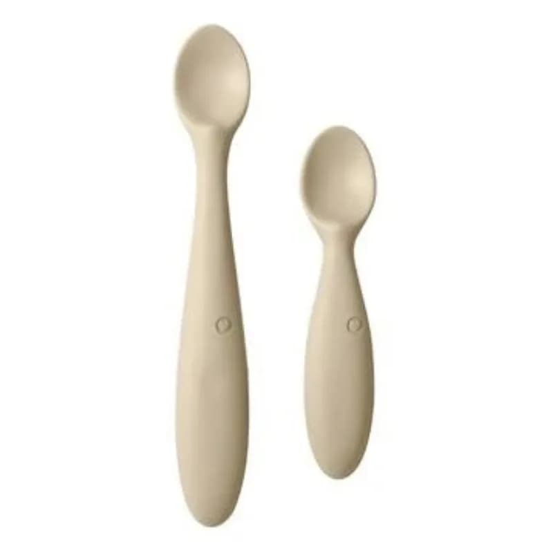 Bibs Lot de 2 Cuilleres Bebe et Parent Vanilla