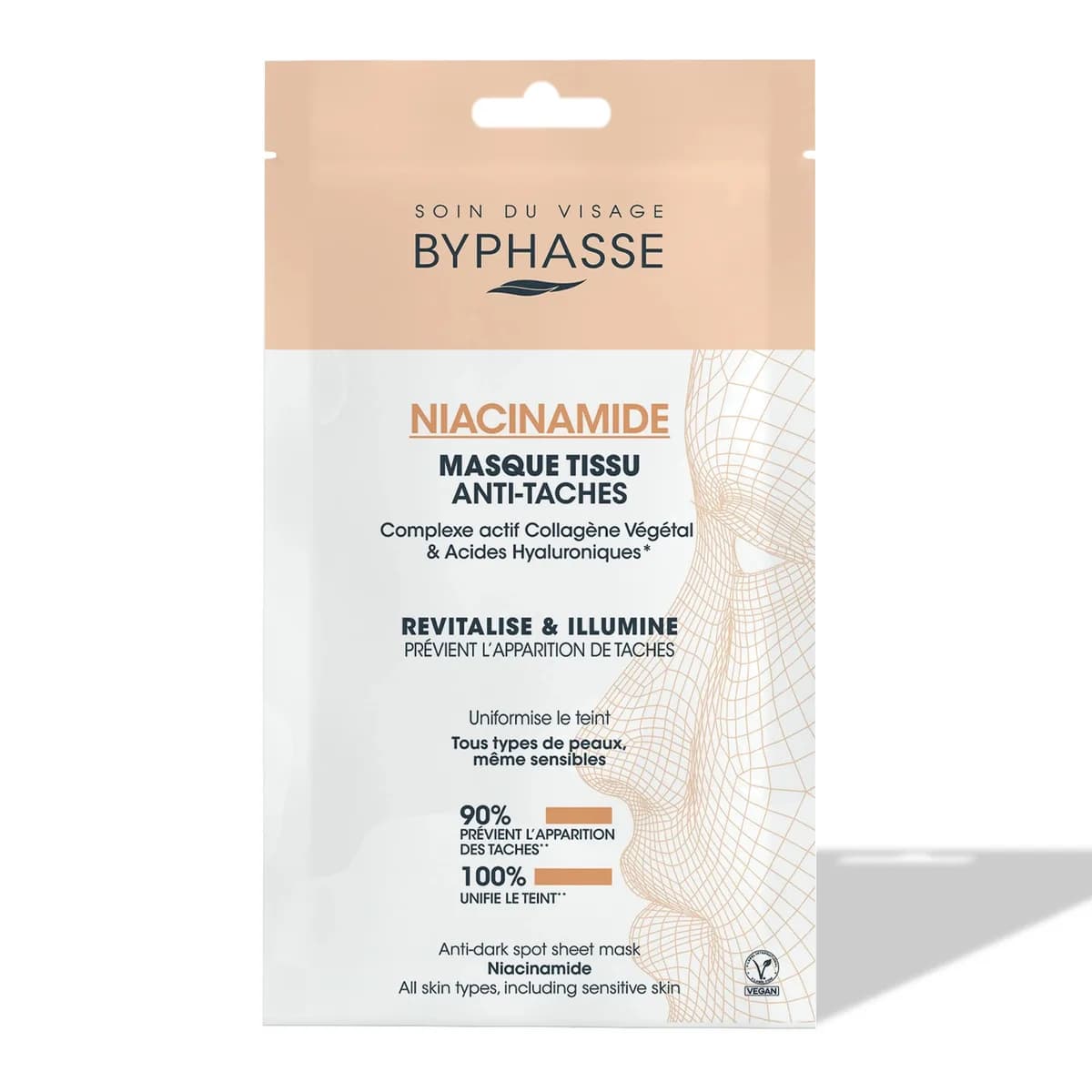 Byphasse Masque Tissu Anti-Taches Niacinamide