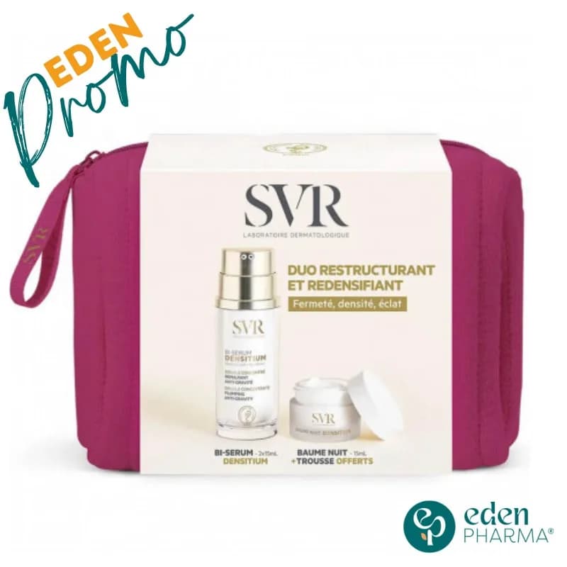 SVR Trousse Densitium Bi-Sérum 2x15ml et Baume Nuit 15 ml