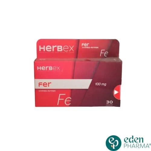 Herbex Fer 100 mg 30 Gelules