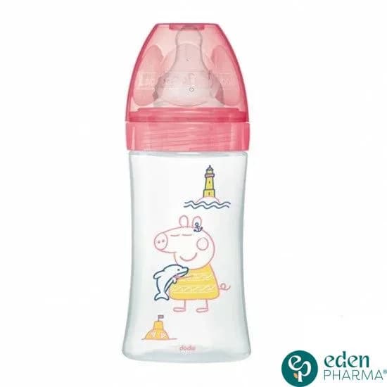Dodie Biberon Initiation+ Anti Colique - Peppa 0-6m 270 ml