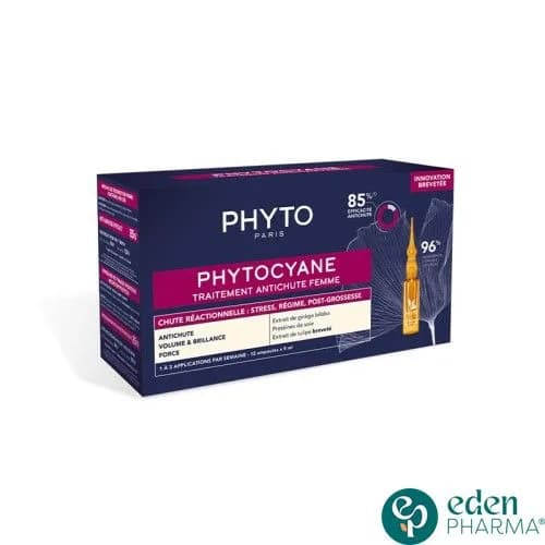 Phytocyane Traitement Anti-Chute Reactionnelle Femme 12*5ml