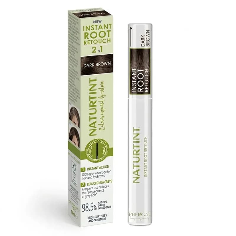 NATURTINT INSTANT ROOT RETOUCH 2IN1 DARK BROWN 