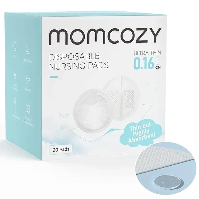 MOMCOZY COUSSINETS D’ALLAITEMENT JETABLES ULTRA-FINS 60