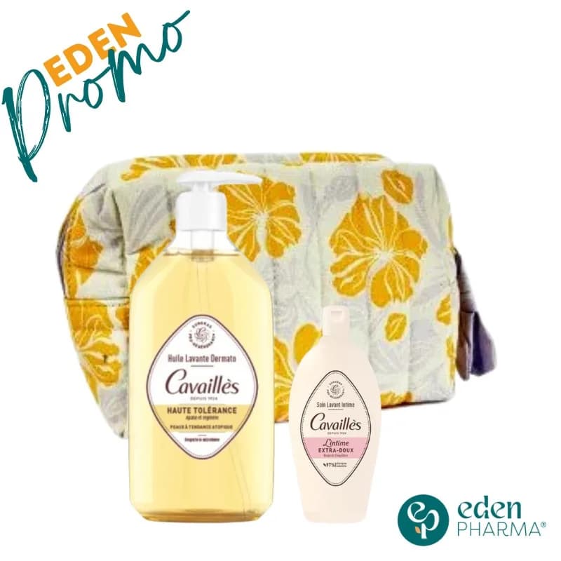 Roge Cavailles Trousse Huile Lavante Dermato 500 ml + Soin Intime Extra-Doux 50 ml (Offert)