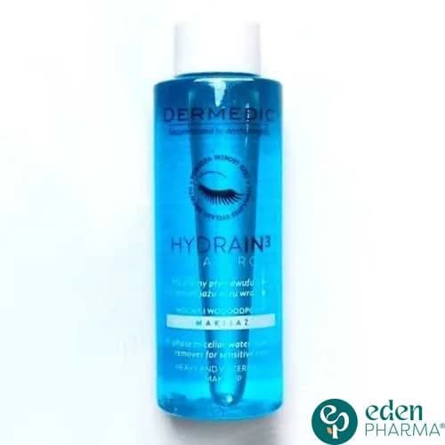 Dermedic Hydrain 3 Eau Micellaire Bi Phase Demaquillante 115 ml