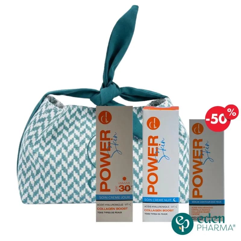 ODA TROUSSE VERT POWER ECLAT ( CREME JOUR+CREME NUIT+ CREME YEUX -50%) 