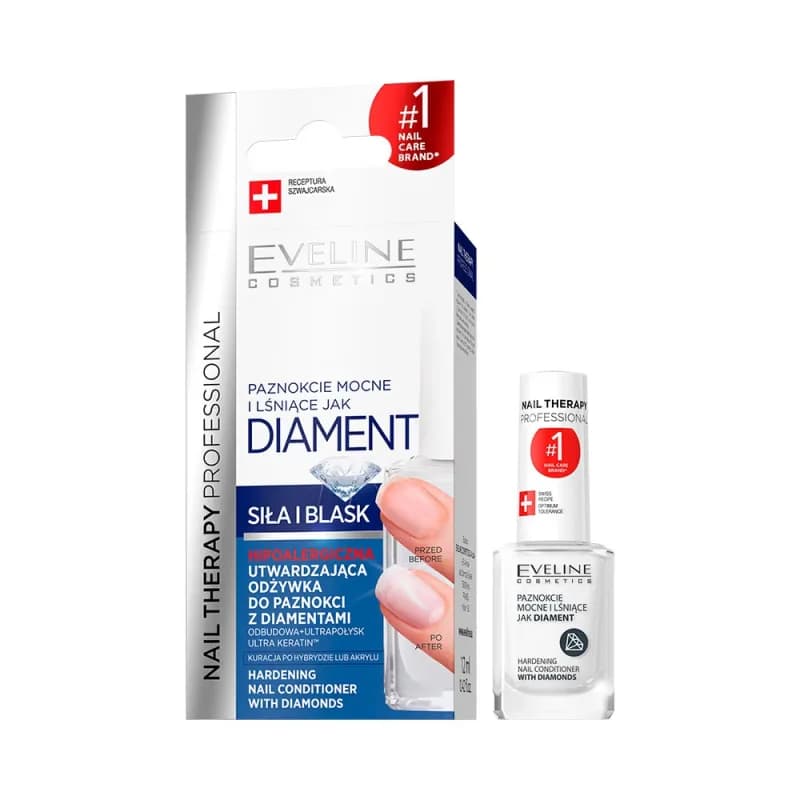 Eveline Soin Durcissant Ongles Spa Nail Diamond Hard And Shiny Nails 12 ml