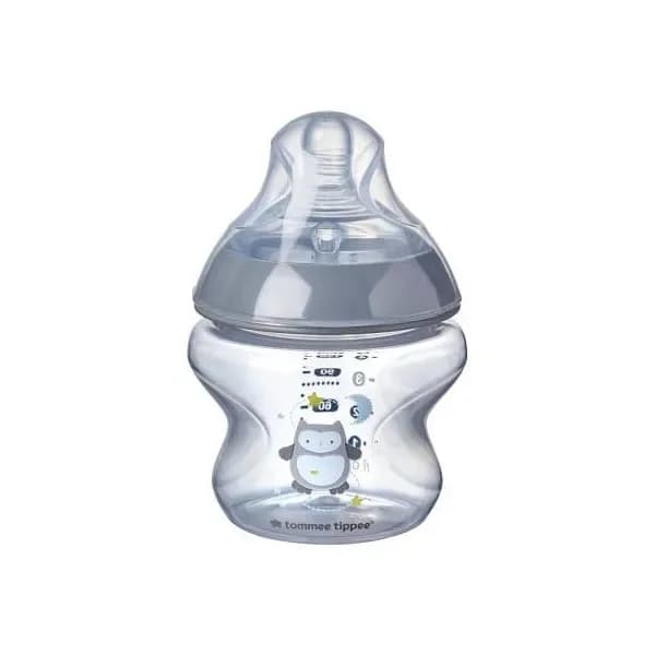 Tommee Tippee Closer To Nature Biberon Chouette Gris 0 m+ 150 ml