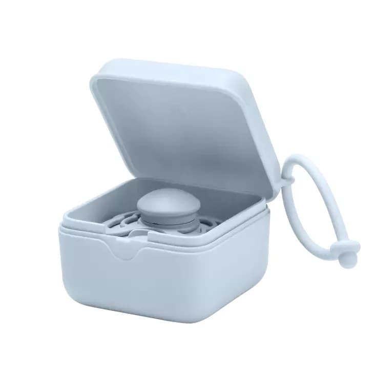 Bibs Pacifier Box a Tetines Baby Blue