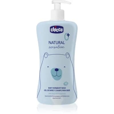 CHICCO NATURAL SENSATION GEL DOUCHE CORPS ET CHEVEUX 0M+ 500ML