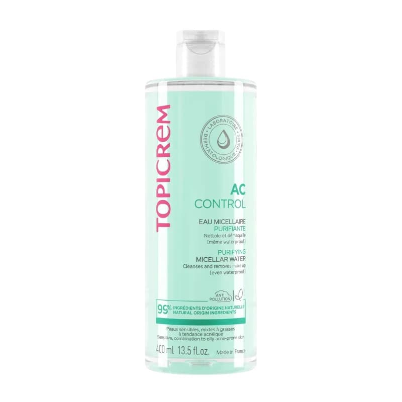 TOPICREM AC CONTROL EAU MICELLAIRE PURIFIANTE 400 ML