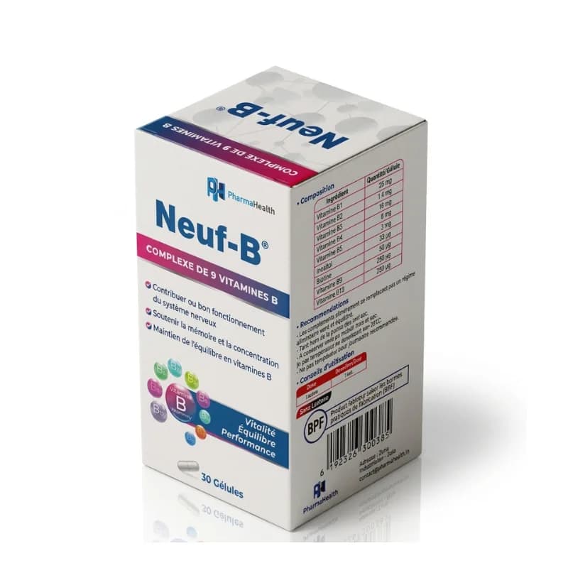 PHARMAHEALTH NEUF B 30 GELULES
