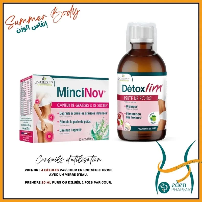 Pack Mincinov et Draineur Perte de Poids